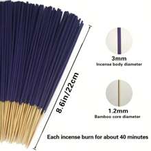 115/200pcs Lavender Scented Incense Sticks - Bamboo Stick Incense, Suitable For Aromatherapy, Yoga, Meditation, Home And Office Fragrance, Perfect Holiday Gift Set