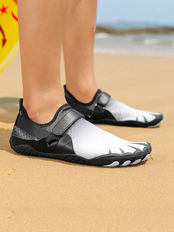 Adolescent Boys' Summer Water Shoes, Swimming Shoes, Outdoor Wading Shoes, Non-Slip Rubber Sole Mesh Breathable Quick-Dry Beach Shoes, Suitable For Swimming, Beachcombing, Running, Skipping, Fitness, Wading