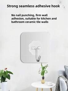 1pc Multi-Purpose Long Handle Cleaning Brush, Stainless Steel Material, No Power Needed, Suitable For Living Room, Bedroom, Bathroom, Kitchen, Furniture - Medium Strength Brush With Handle