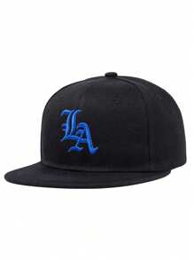 1 pièce Casquette de Baseball pour hommes avec broderie lettres LA, casquette Hip Hop. Convient pour la rue, l'extérieur, les sports, les vacances, les cadeaux. Accessoire de mode.