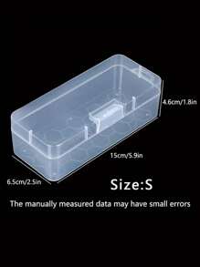 1 pieza multifuncional Caja de almacenamiento para Papelería , Bisutería , Manicura suministros
