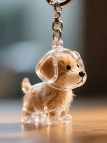 1 pieza Llavero con pelo de mascota, colgante lindo, accesorio, colección cápsula, animal de dibujos animados creativo, accesorio de mochila de plástico ABS para la escuela, accesorios de coche, accesorios góticos Y2K, accesorios de bolso, cordones con soporte para identificación, accesorios de coche, encantos de bolso - Multicolor - Ver 12