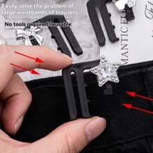 1/2/3/4/5 buc talie reglabilă Cincher cataramă blugi talie reductor Extender elastic talie pantaloni accesorii