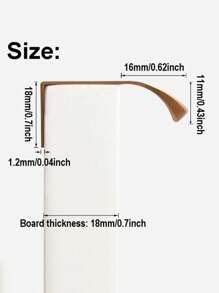 1 pezzo Accessorio Multi-Colore Per Tirare I Bordi Delle Dita, Maniglia Invisibile Di Stile Moderno Per Cassetti, Maniglia Invisibile In Alluminio Per Mobili Da Cucina E Cassetti, Facile Da Installare