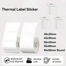 Thermal Label Printing Paper, White Square Self-Adhesive Thermal Paper, Compatible With M110 M120 M200 M220 Label Printers, Black Text On White Background, 1 Roll/Bag, Suitable For Clothing Labels, Cafe Labels, Express Label Paper, Supermarket Printing Label Paper, Household Memo Label Thermal Paper. Selling Specifications Are: 30*20mm, 40*30mm, 50*40mm, 50*50mm, 50*80mm. School Supplies, Back To School