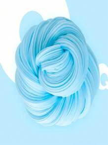 Blue Crystal Slime, Transparent Seawater Blue Large Soft Squeezy Stress Relief & Fresh Green Haze Sea Slime Pale Blue Play Dough