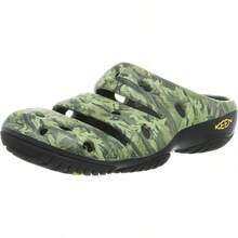 KEEN Men's Yogui Comfortable Slip On Lightweight Clogs - Camo Green/Camo Green - View 1