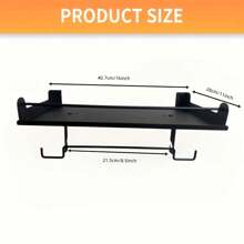 重型壁挂式车库纸巾架，单手撕开设计，50 磅承重金属储物架，节省空间的悬挂式整理器，用于清洁用品和工具，车库整理器必备，便携耐用，紧凑设计，适合车主和 DIY 爱好者，多功能工具架