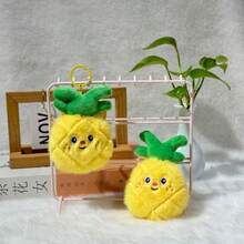 1 件可爱水果毛绒吊坠、芒果、西瓜、钥匙扣、包包装饰、迷你香蕉、蔬菜、儿童玩偶、生日礼物、减压玩偶、节日礼物 - 彩色 - 查看 8