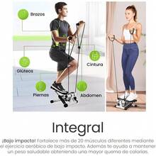 Raganet, Escaladora Portátil con Bandas de Resistencia y Pantalla LCD, Stepper Fitness para Cardio y Tonificación en Casa - 1 - Ver 2
