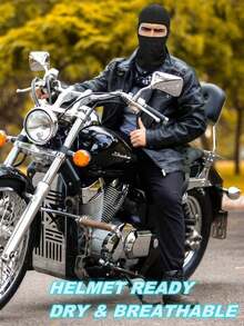 3 件套巴拉克拉法帽面罩，男女款滑雪面罩，防紫外线防风围巾，适用于摩托车滑雪板骑行 - A - 查看 5