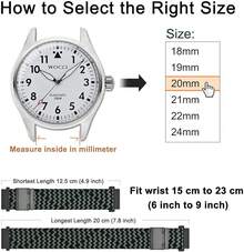 Smart Watch Strap - Green Black (Black Buckle) - View 4
