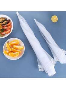 1 件大型弹出式白色网状食物遮盖帐篷 - 可折叠可洗，适合户外野餐、烧烤和派对，防虫，非常适合早餐摊，派对食物遮盖|透明网状设计|便携式食物遮蔽物，野餐用品 - 彩色 - 查看 1