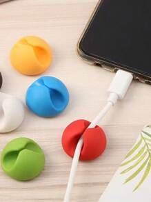 1pc/2pcs/3pcs Power Cord Organizer, Wall Power Cord WallSticker Fixing Clip, Kitchen Storage Cable Organizer,Household Appliances Cord Winder For Home LmprovementSeason