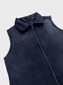 NASHLY Women Sweater Vests - Blue - View 5