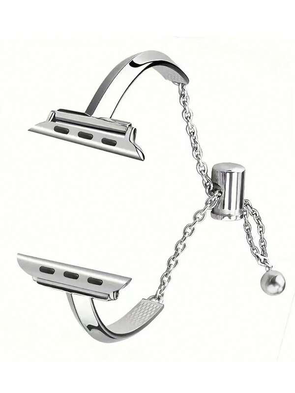 Premium Luxury Shiny Metal Bracelet Wristband Strap Compatible With Apple Watch Ultra 2, Series 9/8/7/6/5/4/3/2/1, Fashionable Elegant Young Women Smart Watch Bands 38/40/41mm 42/44/45/49mm Accessories