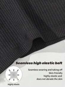 7pcs Set Seamless Low Waist Panties Sexy Ribbed Underwear Women Comfortable Breathable Panty Yoga Sports Briefs Thongs For Women