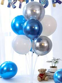 2pcs Balloon Stand - Sturdy Plastic Party Decor (Balloons Not Included), No Electricity Required, Durable Design, Suitable For Birthday, Wedding, New Year, Graduation, Festival Atmosphere Decoration