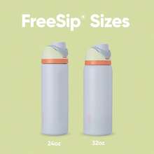 Botella de agua aislada de acero inoxidable con pajita para deportes, viajes y escuela, botella de agua deportiva sin BPA, 32 onzas, casa de playa - Campo de fresa - Ver 6