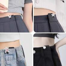 1/2/3/4/5 buc talie reglabilă Cincher cataramă blugi talie reductor Extender elastic talie pantaloni accesorii