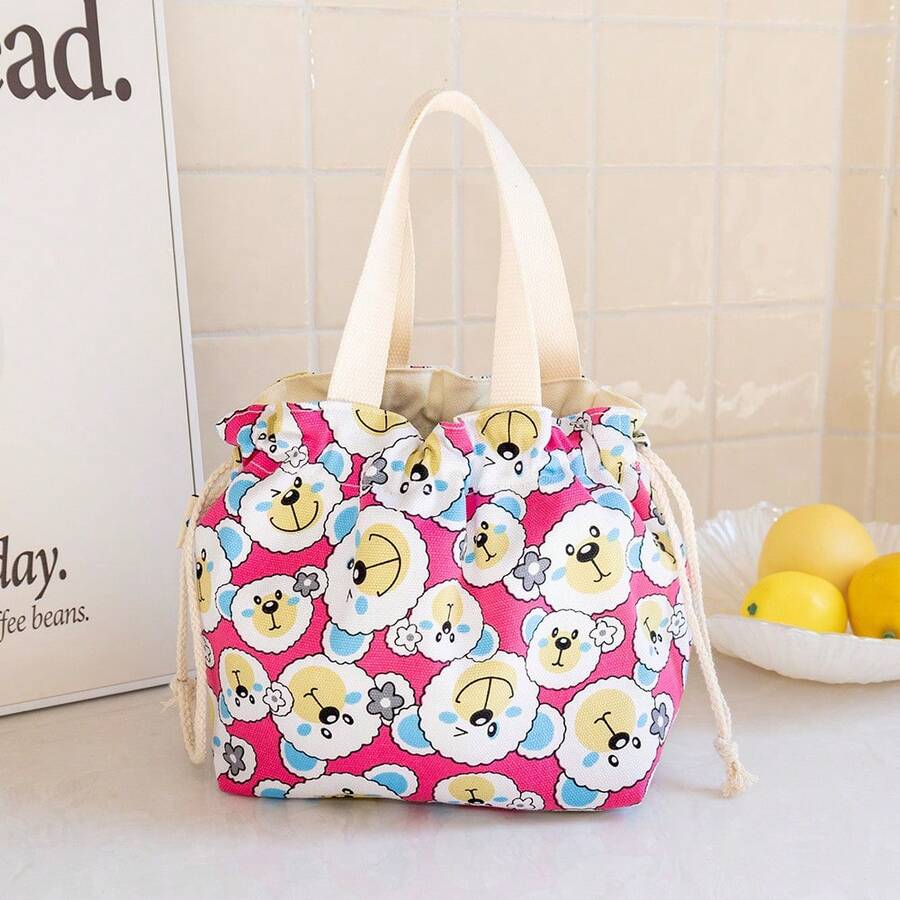 Women Tote Bags - 玫紅色 - 查看 1