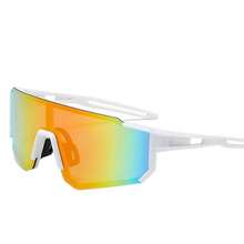 1pc Women's Plastic Sports Cycling Wrap-Around Y2K Style Fashion Fashion Glasses, Suitable For Daily Photos, Outfits, Shopping, Cycling