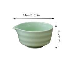 1 Stück Matcha-Schale aus hochwertigem Keramik. Sie ist elegant, langanhaltend und leicht zu tragen und zu benutzen. Japanischer Tee-Zeremonie Schale.