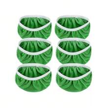 6 PCS Gery Reusable Mop Pads Refills Fit For - Washable Microfiber Wet And Dry Mop Pad Compatible With Sweeper Mops, Perfect For Surface And Hardwood Floor Cleaning(Mop Is NOT Included) ﻿