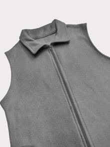 NASHLY Women Sweater Vests - Grey - View 5