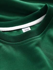 1 Stück Mädchen Sweatshirt mit frischem "Lächeln" Aufdruck, weiches Material, vielseitiger Lässig-Stil