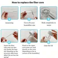 10/30/50/70pcs, Humidifier Replacement Sponge Stick For Usb Humidifier Aroma Diffuser Mist Maker Air Humidifier Filter, Universal Humidifier Filter - Replaceable Diffuser Filter For Improved Air Quality And Comfort