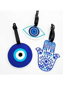 3 件/1 件独立日主题行李牌，行李配件吊坠，机场防丢失身份标签，易于识别的旅行必需品，适用于男女包，学校配件学校用品