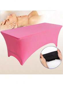 1 pièce Drap-housse de table de massage de salon de 6 pieds, extensible, pour extension de cils, pour table de massage de lit de beauté de salon