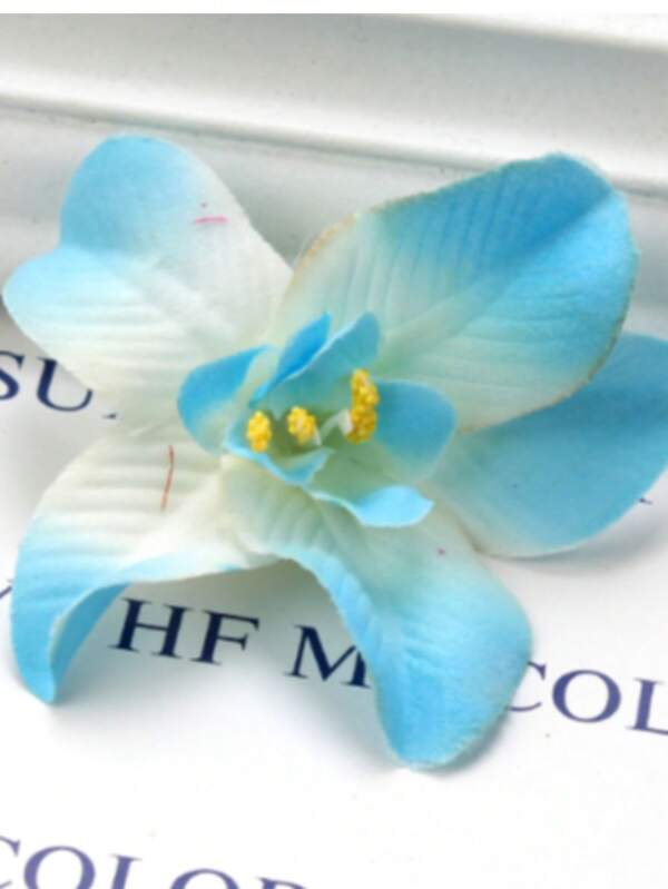 4pcs/1pc Set Hawaiian Flower Hair Clips, Women's Artificial Tropical Hair Clips Hibiscus Flower Clips Beach Holiday Party Boho Style Hair Accessories, Fashion, Elegant, Minimalist, Solid Color, Suitable For Daily, Casual, Party, Commute, Holiday, Buns, Ponytails, Face Washing, Makeup, Outfit Accessories