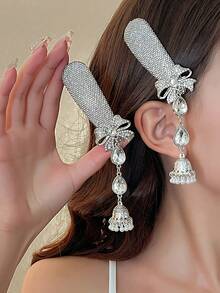 1 对手工制作的复古阿拉伯风格发饰，适合各种派对和斋月期间佩戴