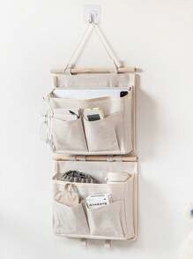 1pc/2pcs/3pcs Wall Hanging Storage Bag-Closet Wall Basket With Pockets Reusable Wall Door Closet Hang Storage Bag For Kitchen, Bedroom, Bathroom, Dorm, RV Camper