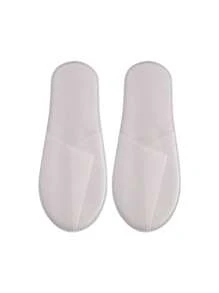 Disposable Use Hotel Slippers, Non-Slip Molded Texture, Suitable For Hotel, Hostel, Home Guest Use, Portable Back To School