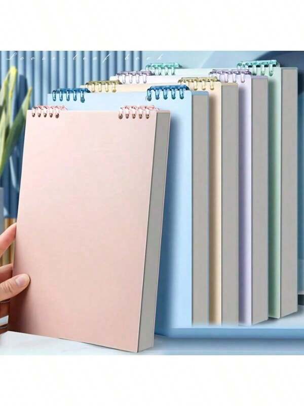 3 pezzi Quaderni A5 con spirali in pagine blu-verde, resistenti, con pagine imbottite, adatti per studenti, esami universitari, uso quotidiano e accademico