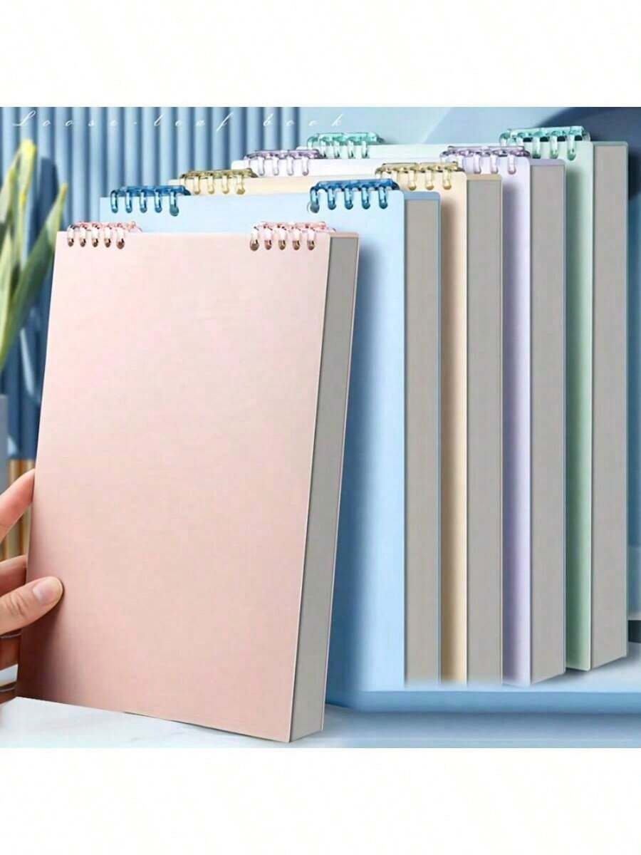 3 pezzi Quaderni A5 con spirali in pagine blu-verde, resistenti, con pagine imbottite, adatti per studenti, esami universitari, uso quotidiano e accademico