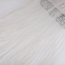 金线提花网布尼龙网布透明婚纱礼服背景装饰手工DIY材料