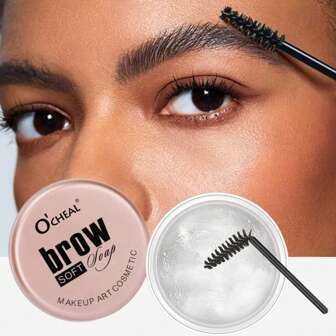 眉蜡透明眉胶 - 防水透明眉胶，眉毛层压效果，无残留眉蜡