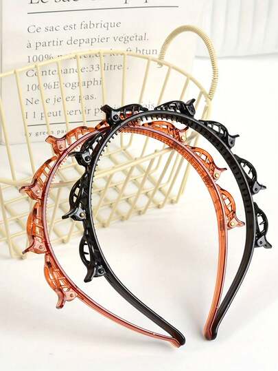 2 piezas Diadema tejida, Diadema hueca en capas Clips para el cabello Fijación de flequillo Accesorios para el cabello para mujeres, Herramientas para el cabello, Accesorios de belleza, Accesorios para el cabello rizado para mujeres, Otoño, Viaje, Herramientas para el cabello, Accesorios para mujeres, Cosas para el cabello, Otoño, Accesorios para el cabello de mujeres, Herramientas para el cabello, Cosas para el cabello, Cosas, Accesorios de belleza, Regalos, Viaje, Regalos para mujeres, Cosas para el cabello, Rellenos de calcetines para mujeres, Rellenos de calcetines para mujeres, Rellenos de calcetines para adultos, Rellenos de calcetines para adultos, Cosas para el cabello, Accesorios para mujeres, Relleno de calcetín, Accesorio de cabello de mayoría de edad, Accesorios navideños para el cabello, Ideas de regalo para mujeres, Rellenos de calcetines de belleza, Regalos de Navidad para mujeres