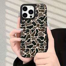 Una funda elegante para teléfono no incluye un cordón ni un soporte. Funda para teléfono RealTree Camo Design-Design, adecuada para los modelos de 16, 15, 14 Pro, 13, 12, 11, XR, XS Plus, fabricada con material de silicona TPU, que ofrece protección golpes y caídas. - Negro - Ver 4