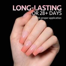 Medium Square Gel Nail Tips, 12 Sizes False Full Cover Acrylic Press On Nails, 240Pcs Soft Half Matte Tips - Medium square - 查看 9