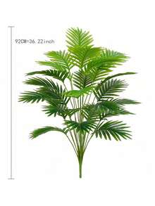 1pc 90cm/35.43in Artificial Palm Tree Plant, Large Tropical Coconut Tree, Green Faux Plant Decor For Home, Balcony, Office, Kitchen (No Pot)