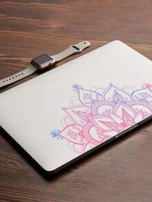 1pc Mandala Flower Pattern Artistic Sticker, PVC Material Self-Adhesive DIY Notebook Sticker, A Great Gift To Decorate Notebook And Laptop - Multicolor - View 6