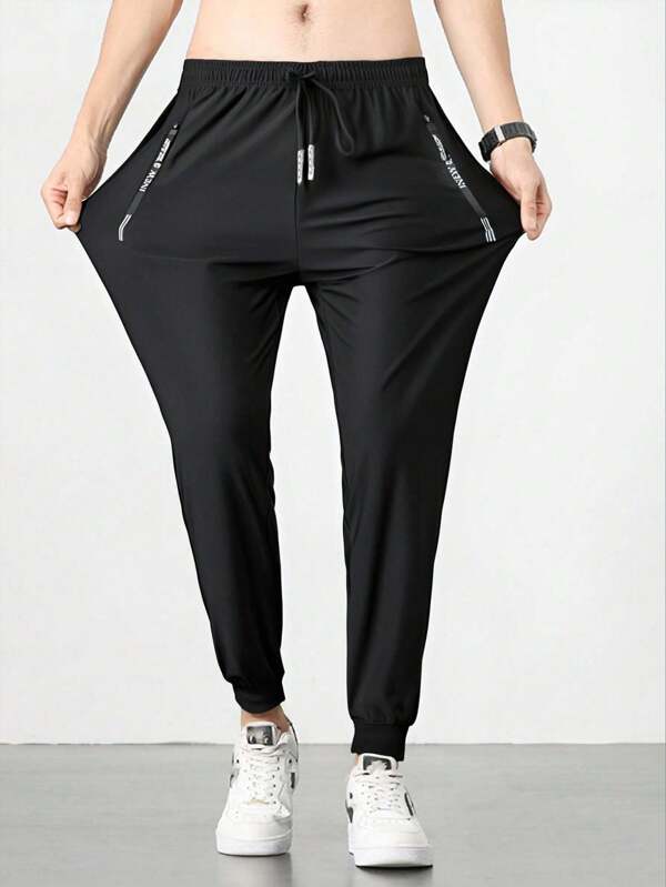 Pantalones holgados y casuales ligeros para deportes al aire libre para hombre, versátiles para senderismo, ciclismo, correr, estilo boyfriend