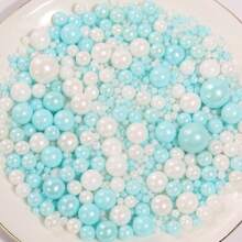 85g/3oz Assorted Pearls Cake Decorations - Cupcake Toppers For Celebrations, Wedding, Shower, Party, Christmas,Candy Decoration,Wedding Cake Topper