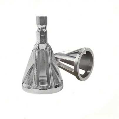 1pc Hexagonal Deburring Tool, Chamfering Tool For Removing Burrs, Industrial Tool For Chamfering, Trimming, Edging, Stainless Steel Material