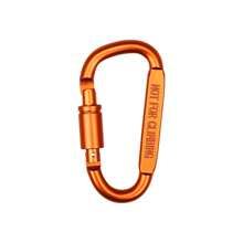 Kühner Aluminiumkarabinerhaken Outdoor Sport Rucksack Schnallenverschluss D-förmiger Karabinerverschluss für Camping, Wandern und Outdoor-Abenteuer - Beständiges 8cm Aluminium mit schlichtem D-Ring Design